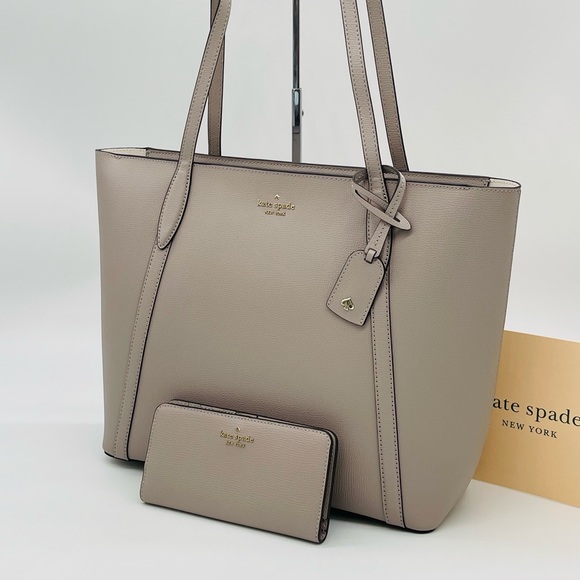 kate spade Handbags - Kate Spade Large Tote Bag & Large Slim Bifold Wallet